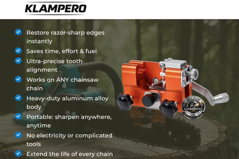 Qinux Klampero Chainsaw Sharpener Review: Does This Viral Tool Actually Work?