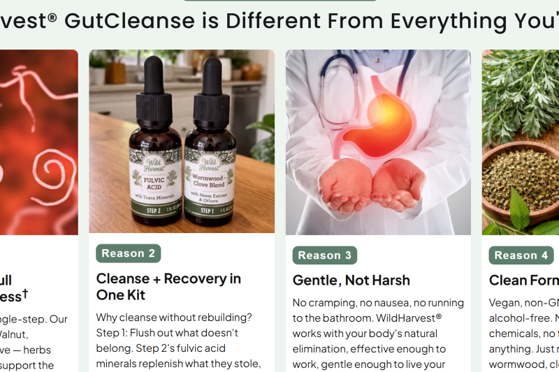 Wild Harvest Gut Cleanse Review: Parasite Detox Claims, Ingredient Reality & What’s Really Going On