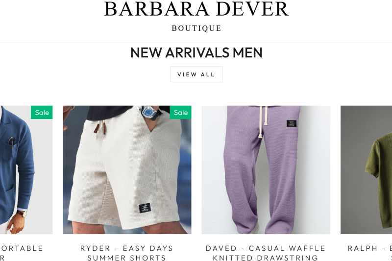 Barbara Dever Review: Fashion Store or Conversion-Focused Website?